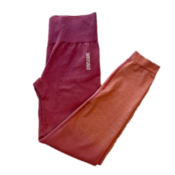 Gymshark Pants - Gymshark Pink Ombré Leggings
